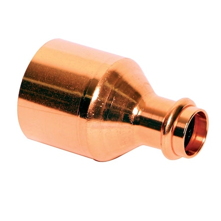 Jones Stephens 1-1/4in. x 1in. Copper Ftg x Press Fitting Reducer C77134